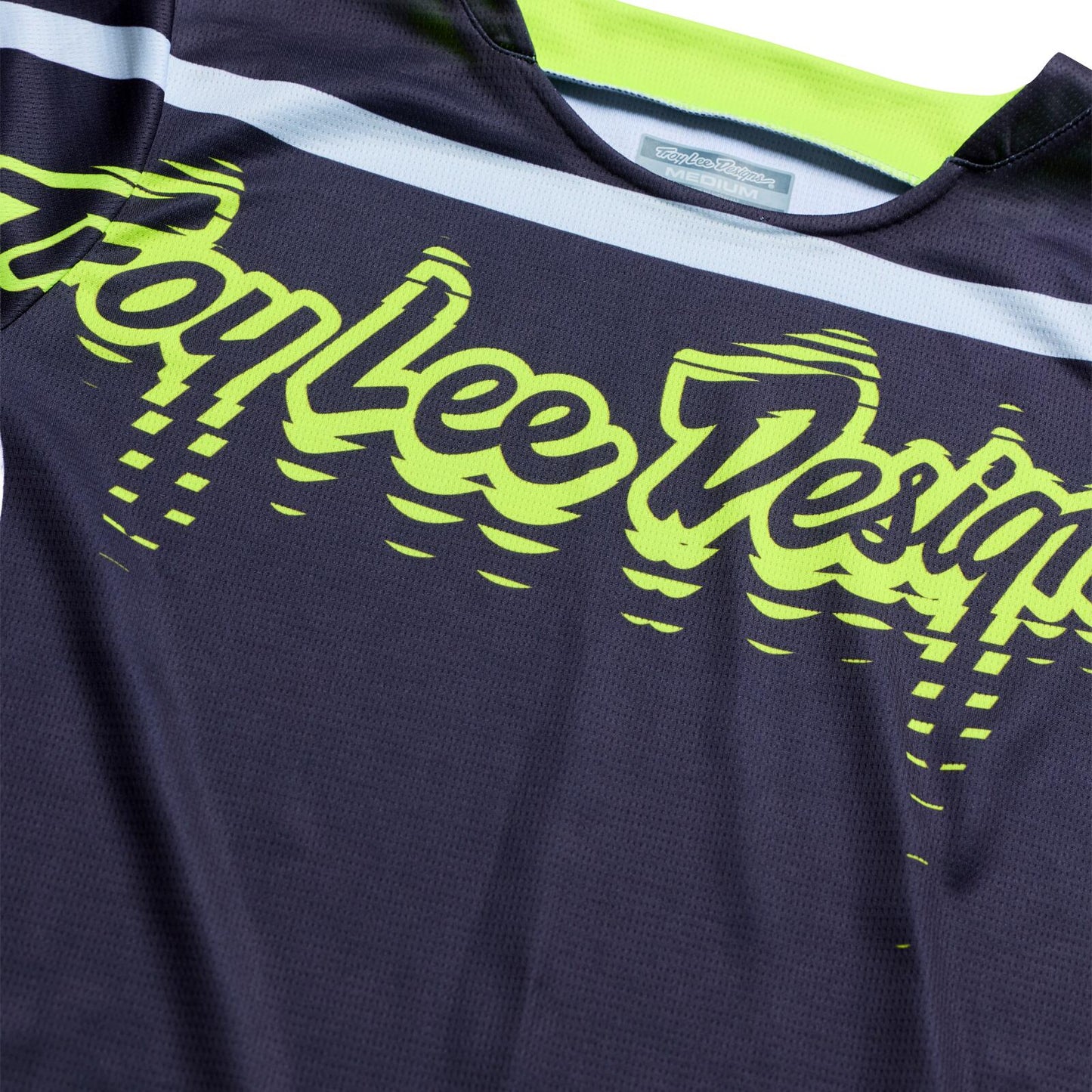 TLD 26.2 GP Pro Jersey - Stagger Gunmetal / Neo Yellow - view 4
