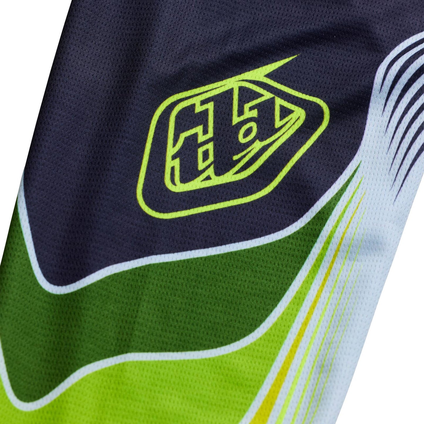TLD 26.2 GP Pro Jersey - Stagger Gunmetal / Neo Yellow - view 7