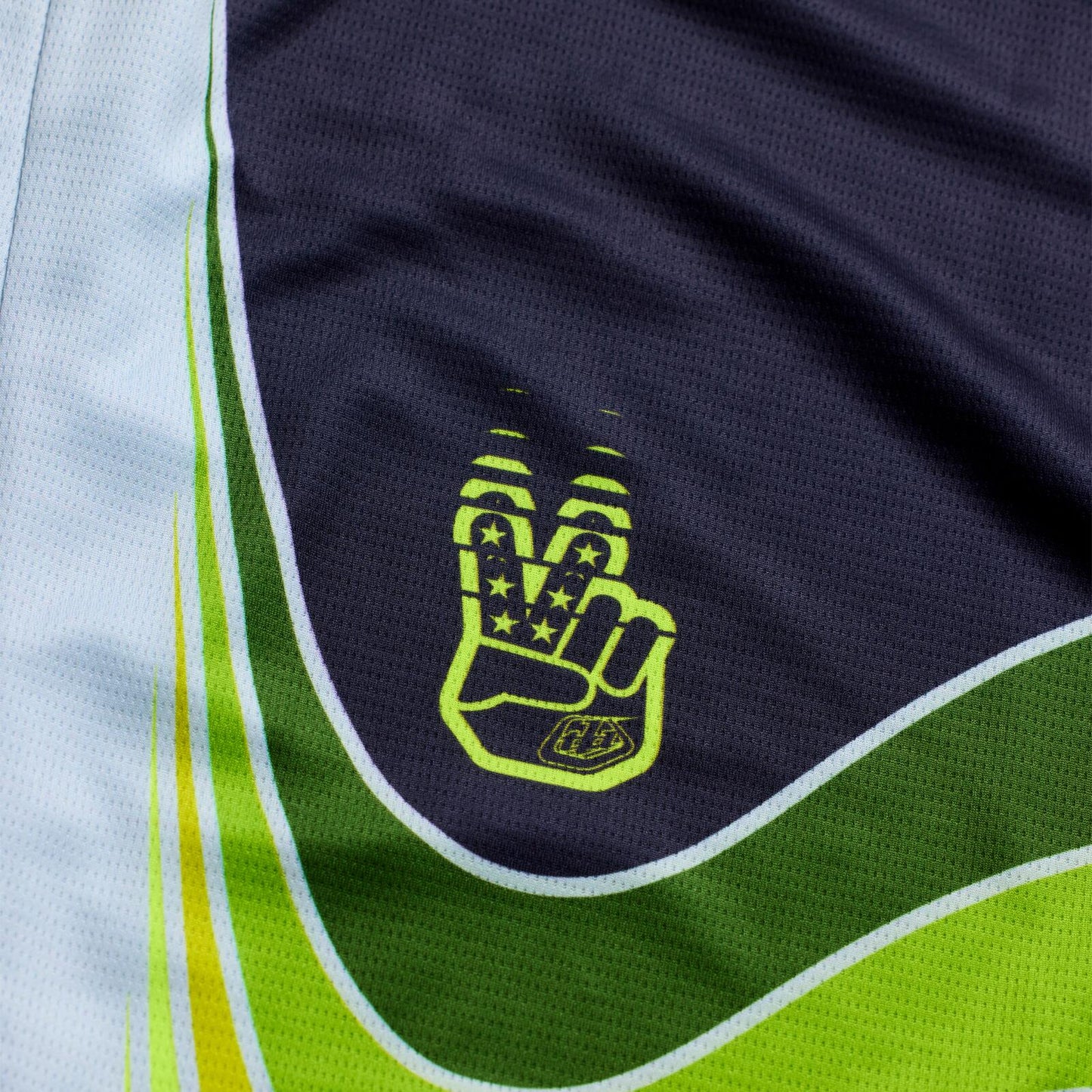 TLD 26.2 GP Pro Jersey - Stagger Gunmetal / Neo Yellow - view 10