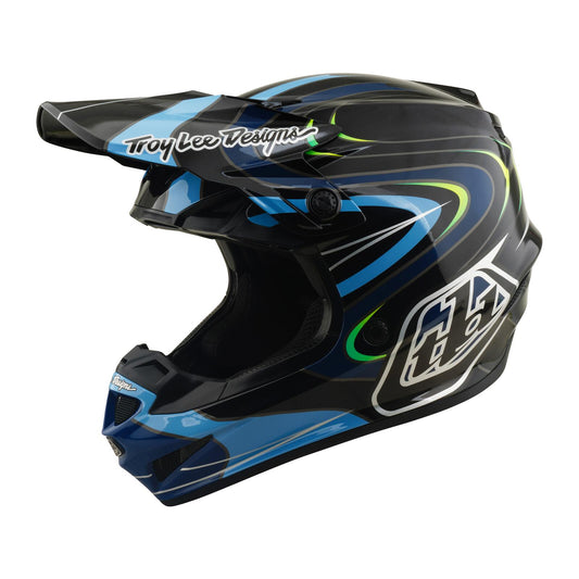 Troy Lee Designs 26.2 SE4 GP Pro Helmet - Pulse Black