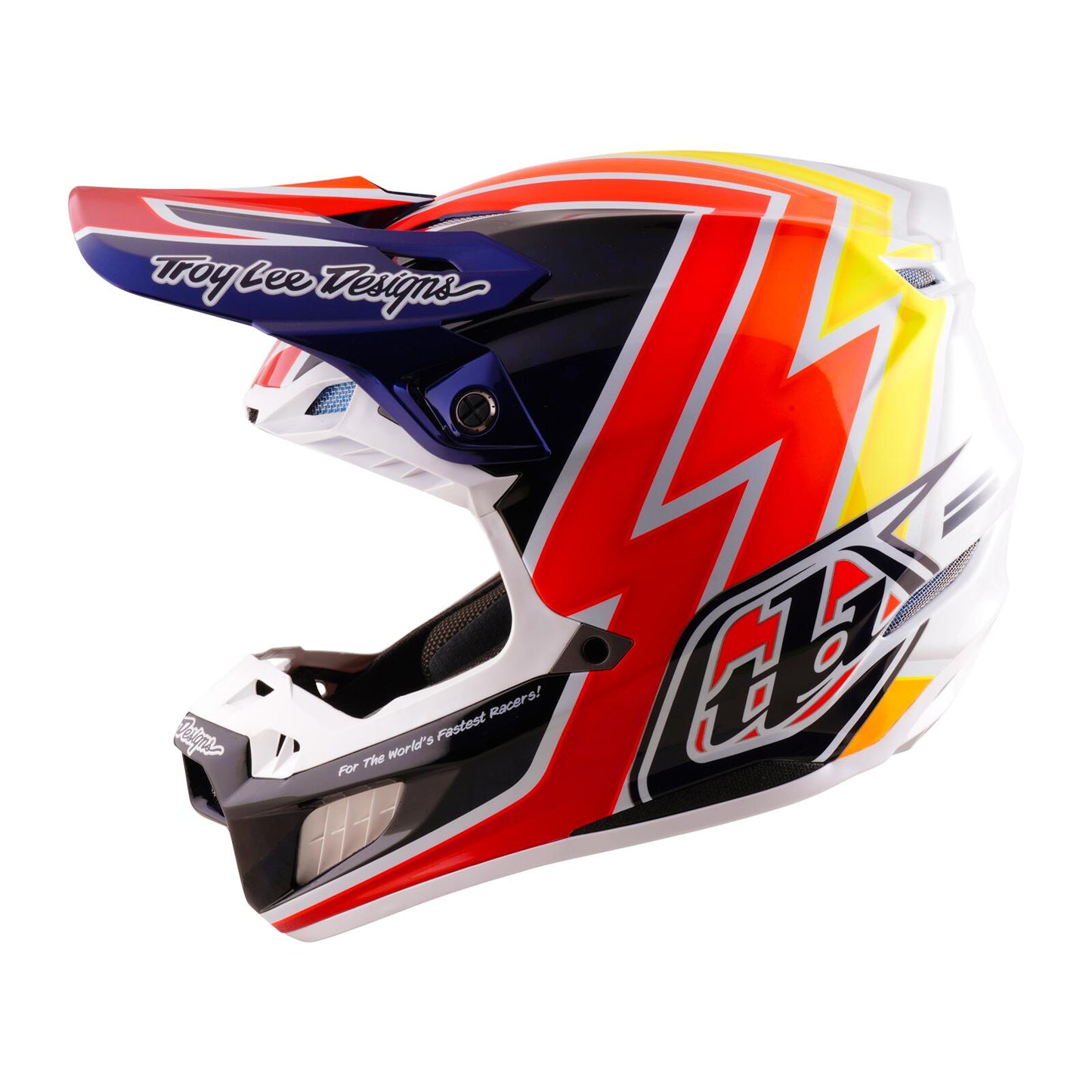 TLD 26.2 SE5 Carbon MIPS Helmet - Boltz Navy / White