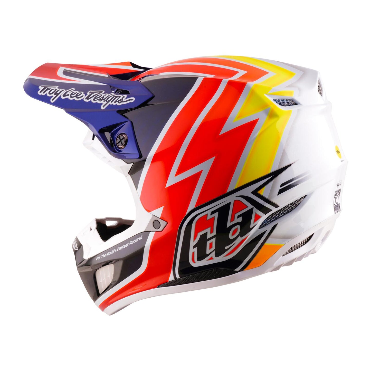 TLD 26.2 SE5 Carbon MIPS Helmet - Boltz Navy / White - view 2