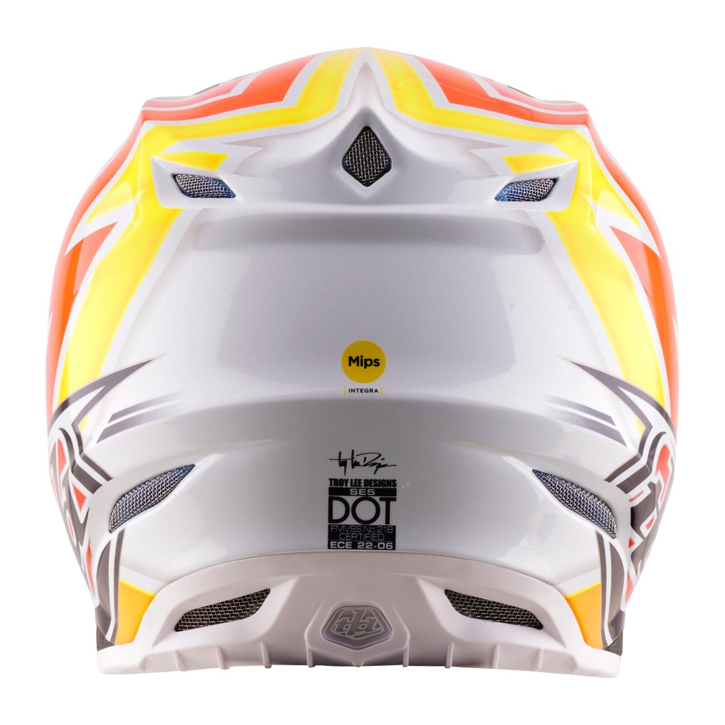 TLD 26.2 SE5 Carbon MIPS Helmet - Boltz Navy / White - view 3