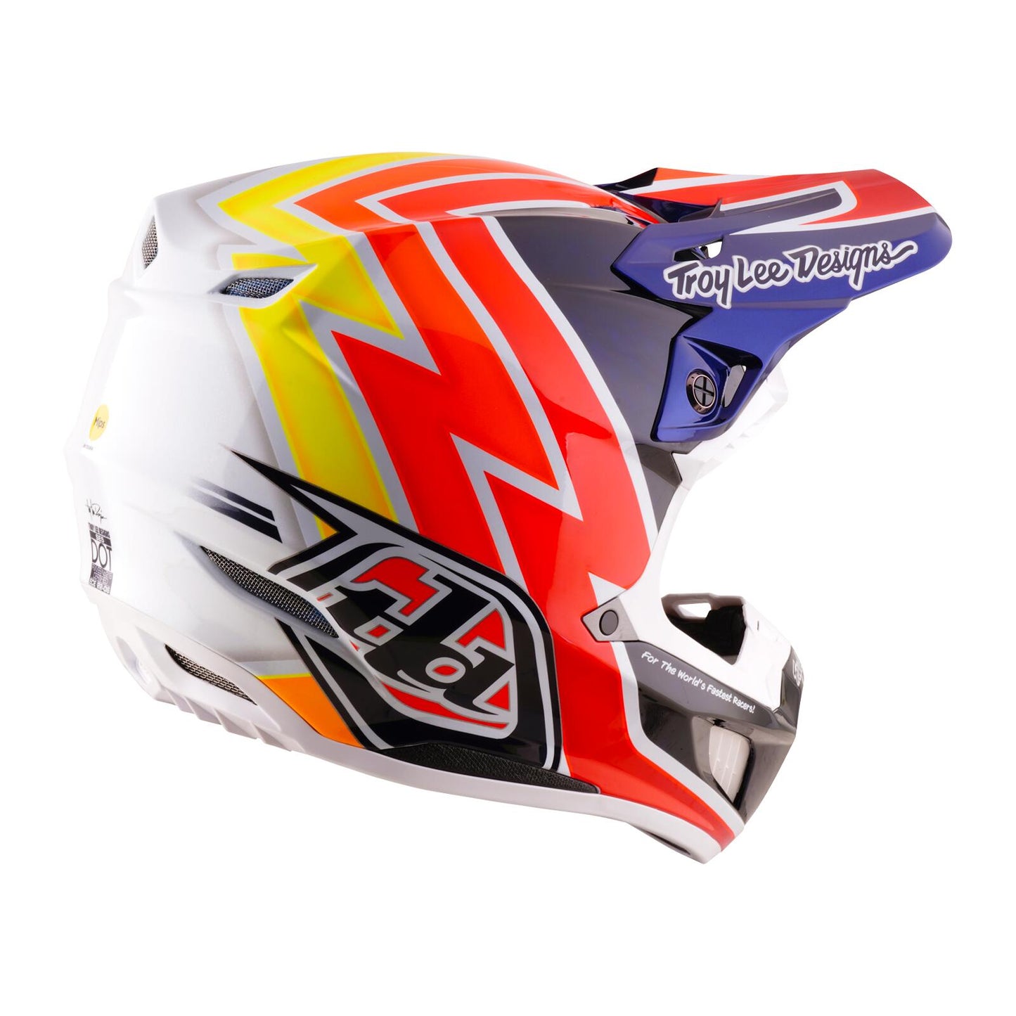 TLD 26.2 SE5 Carbon MIPS Helmet - Boltz Navy / White - view 4