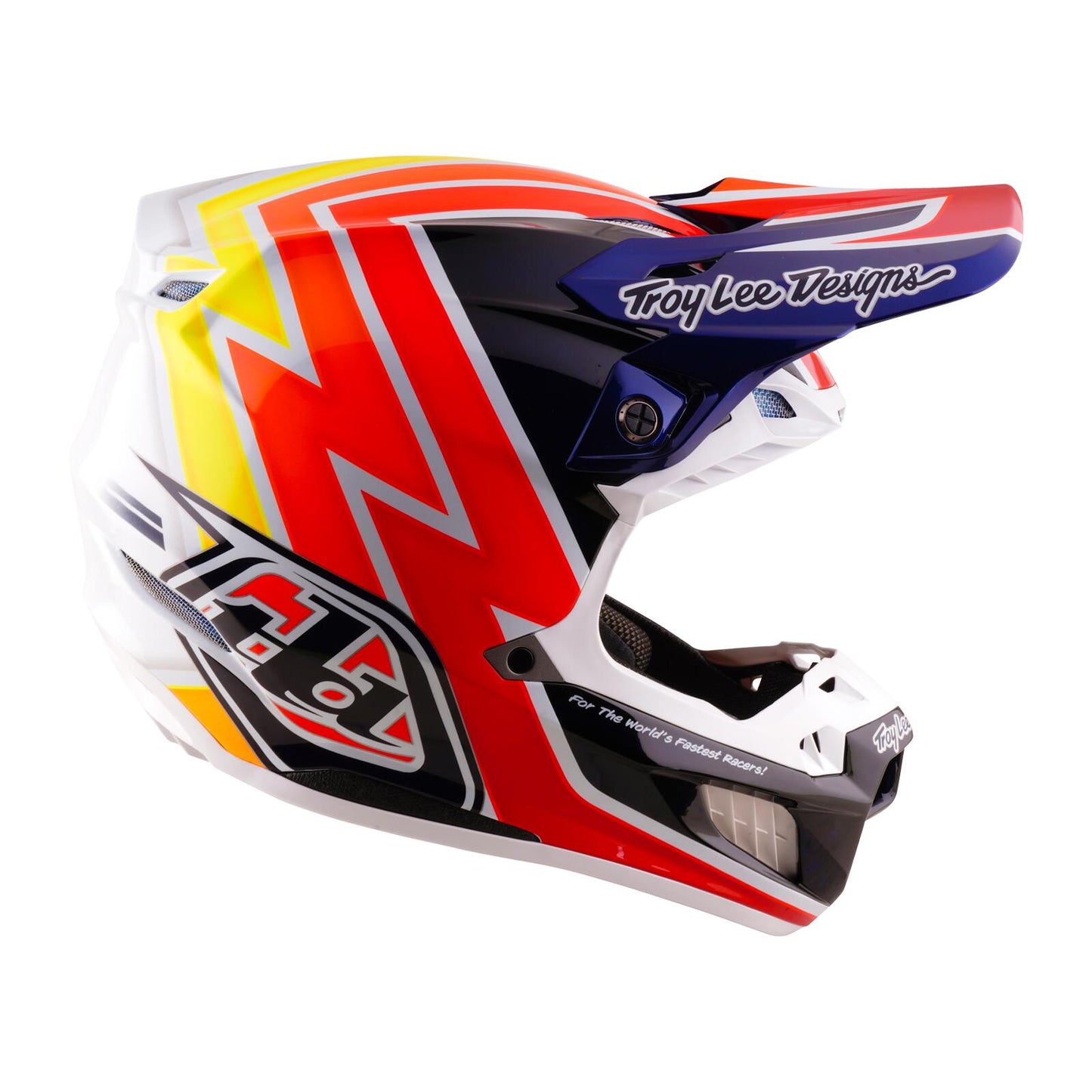 TLD 26.2 SE5 Carbon MIPS Helmet - Boltz Navy / White - view 5
