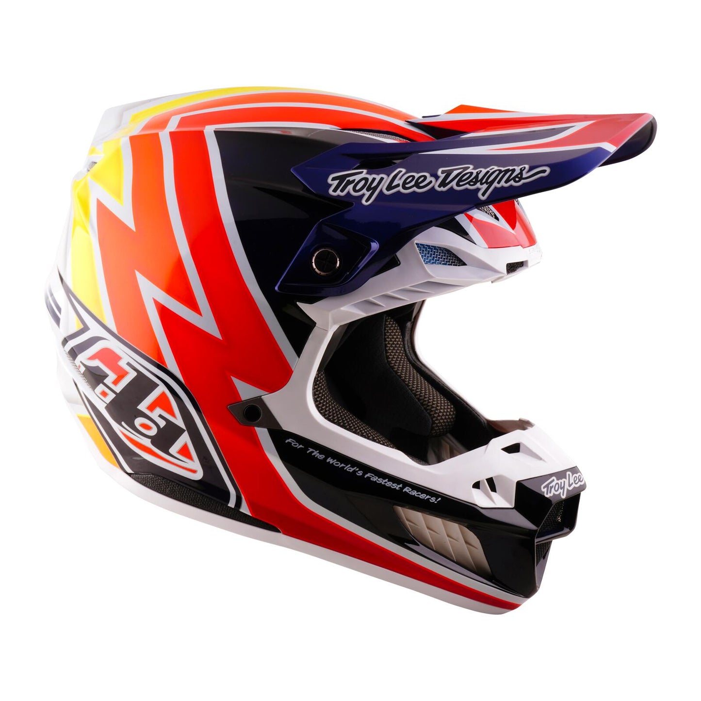 TLD 26.2 SE5 Carbon MIPS Helmet - Boltz Navy / White - view 6
