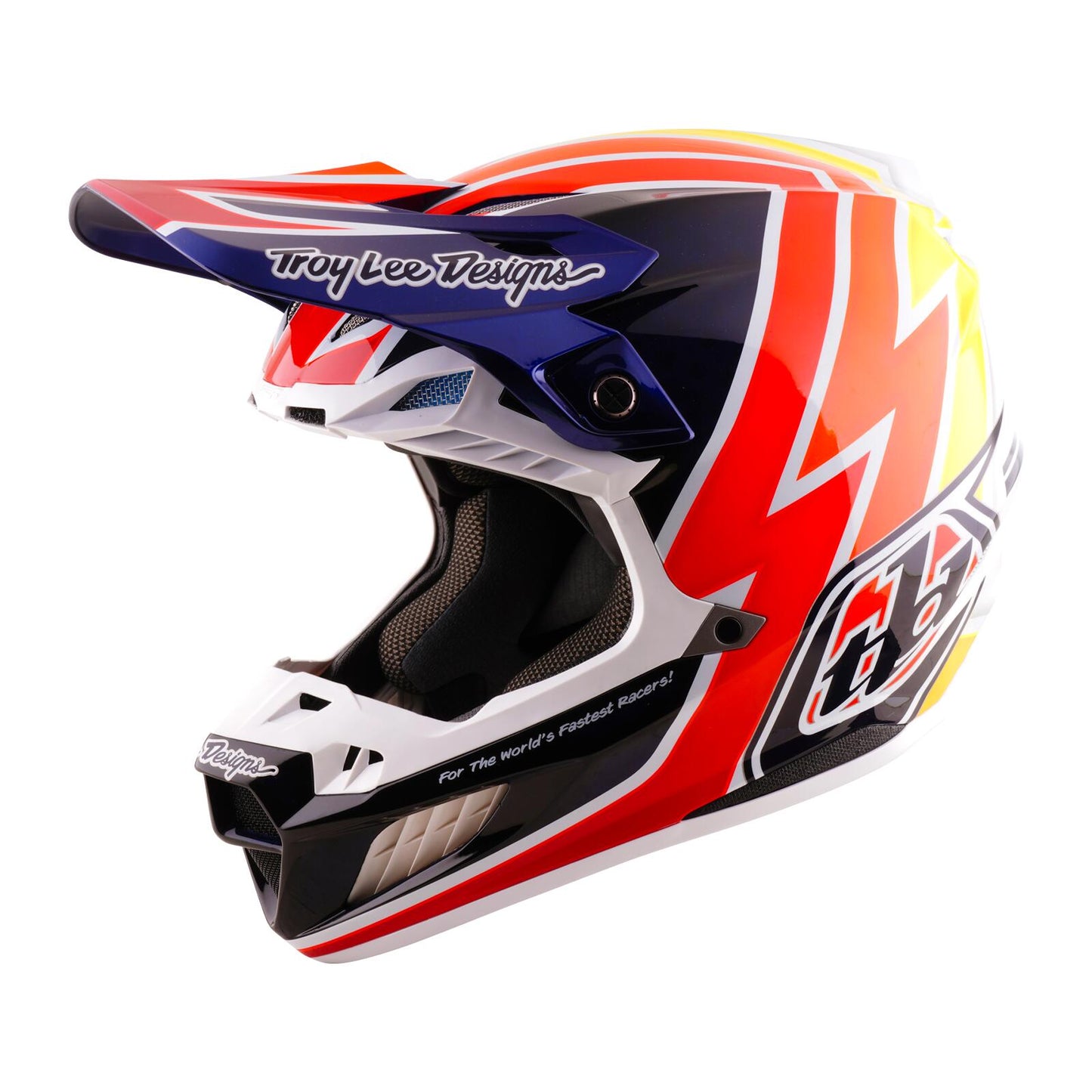 TLD 26.2 SE5 Carbon MIPS Helmet - Boltz Navy / White - view 7