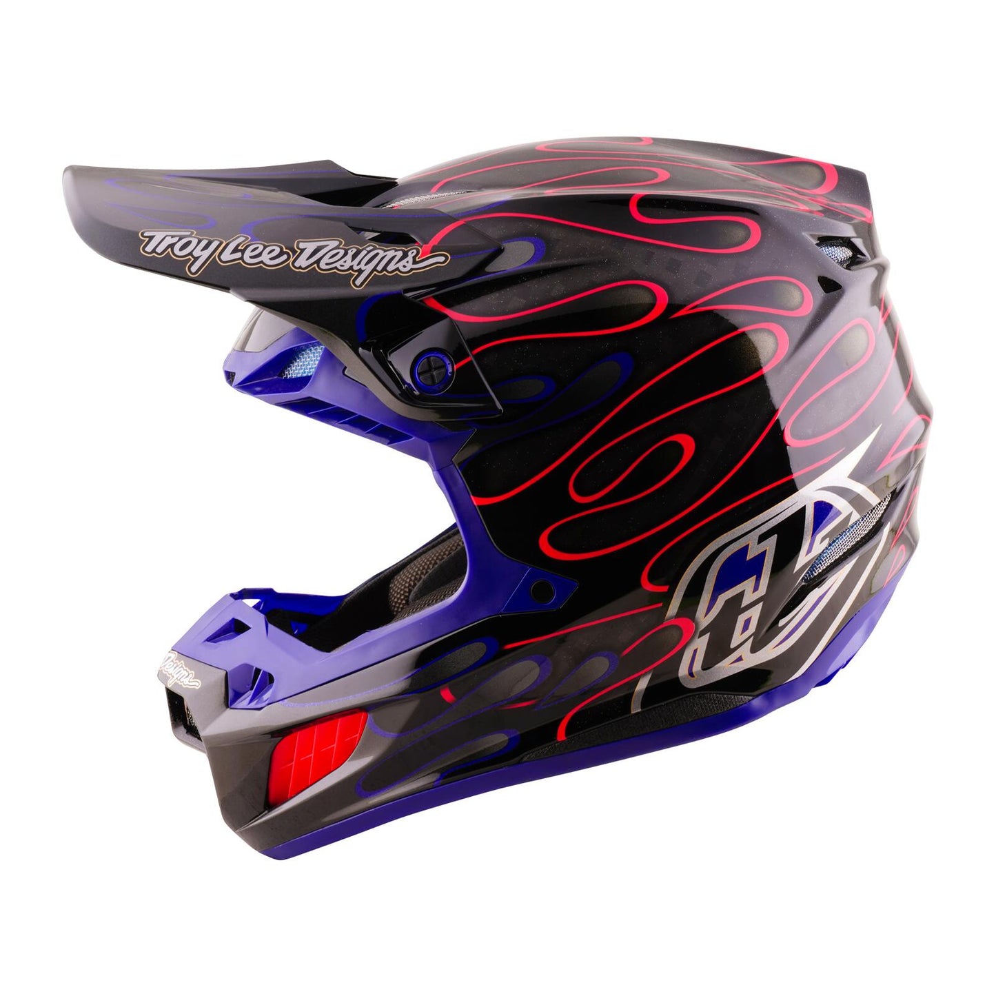 TLD 26.2 SE5 Carbon MIPS Helmet - Overspray Black / Magenta