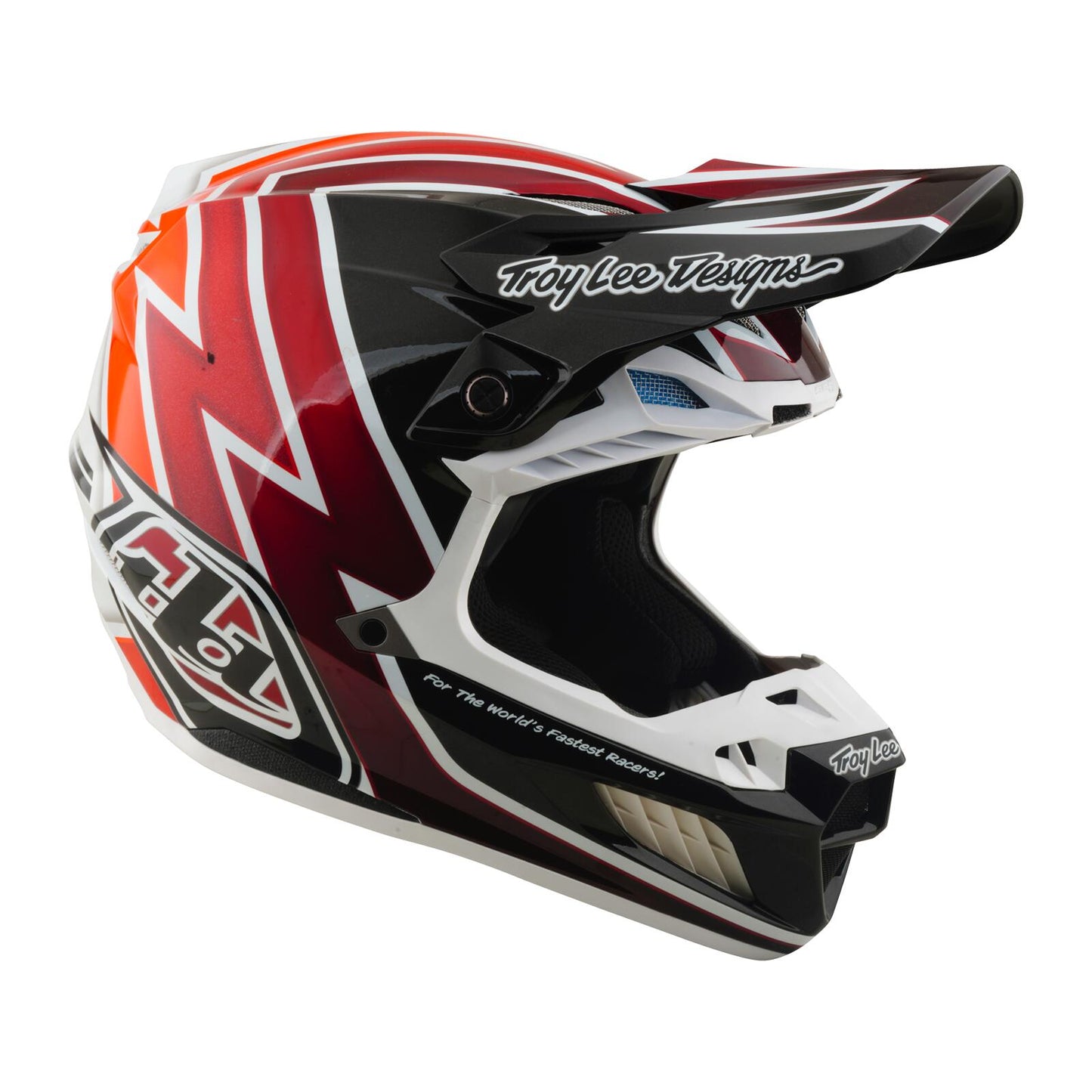 TLD 26.2 SE5 Composite MIPS Helmet - Boltz Black / Red - view 6