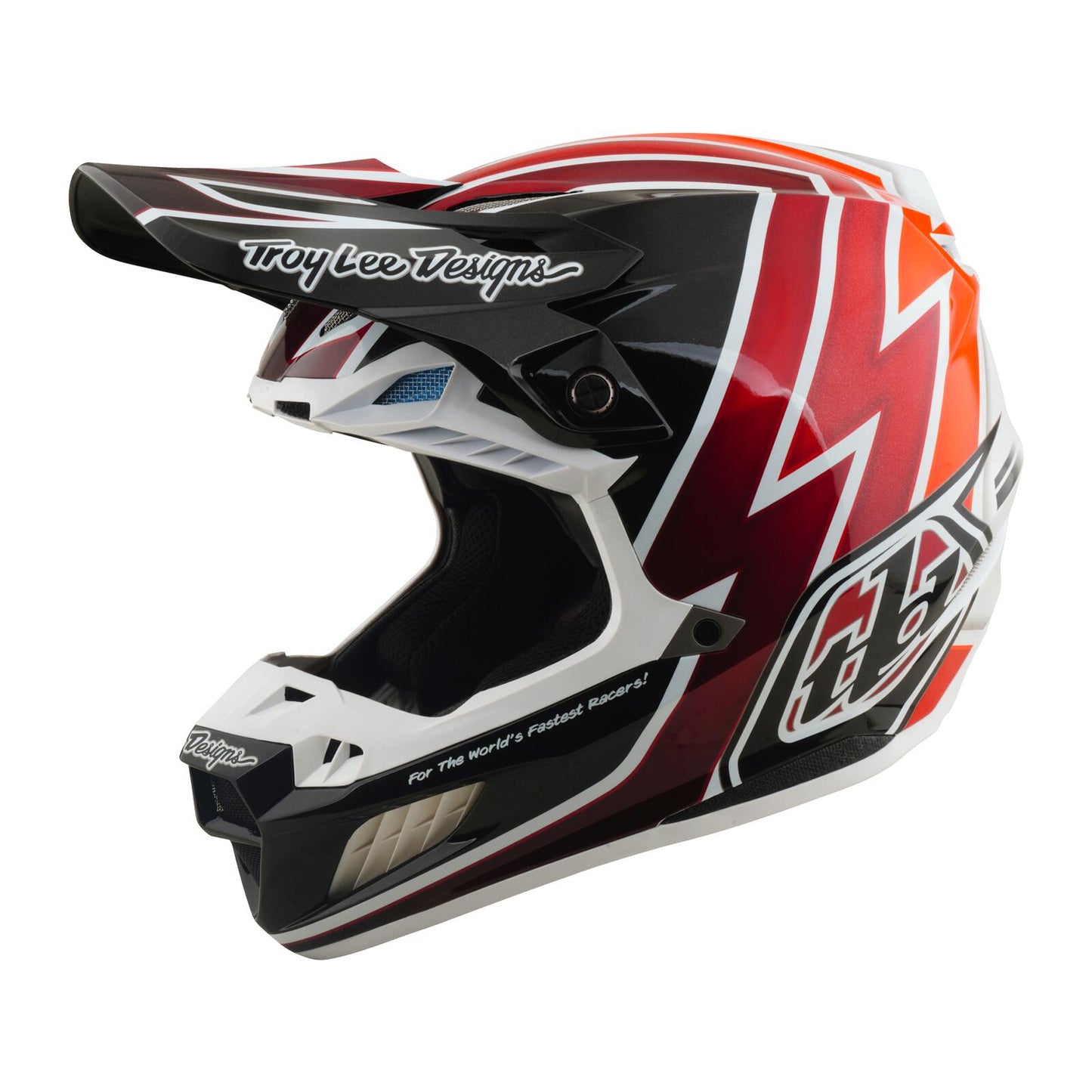 TLD 26.2 SE5 Composite MIPS Helmet - Boltz Black / Red - view 7