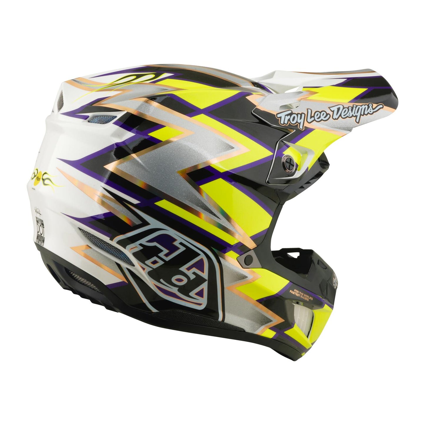 TLD 26.2 SE5 Composite MIPS Helmet - Flush White / Black - view 4