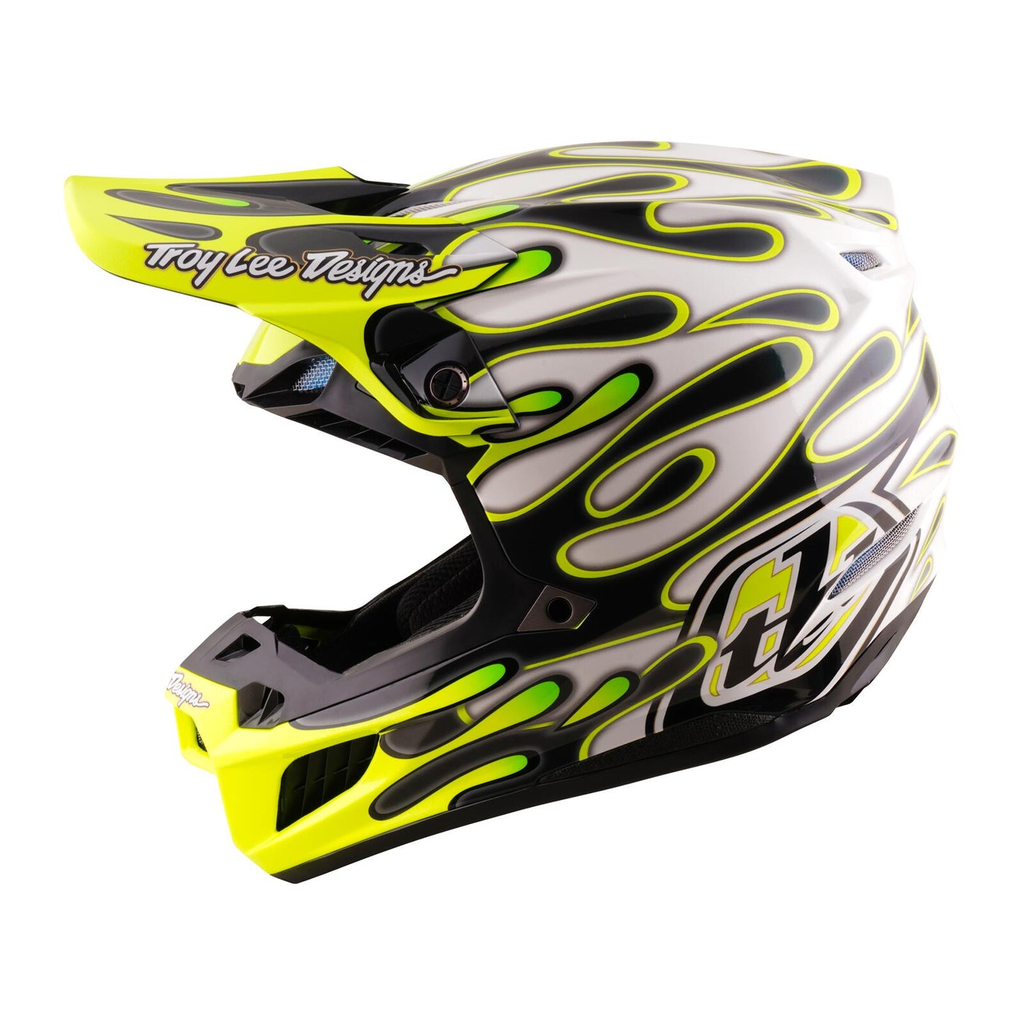 TLD 26.2 SE5 Composite MIPS Helmet - Overspray Charcoal / Flo