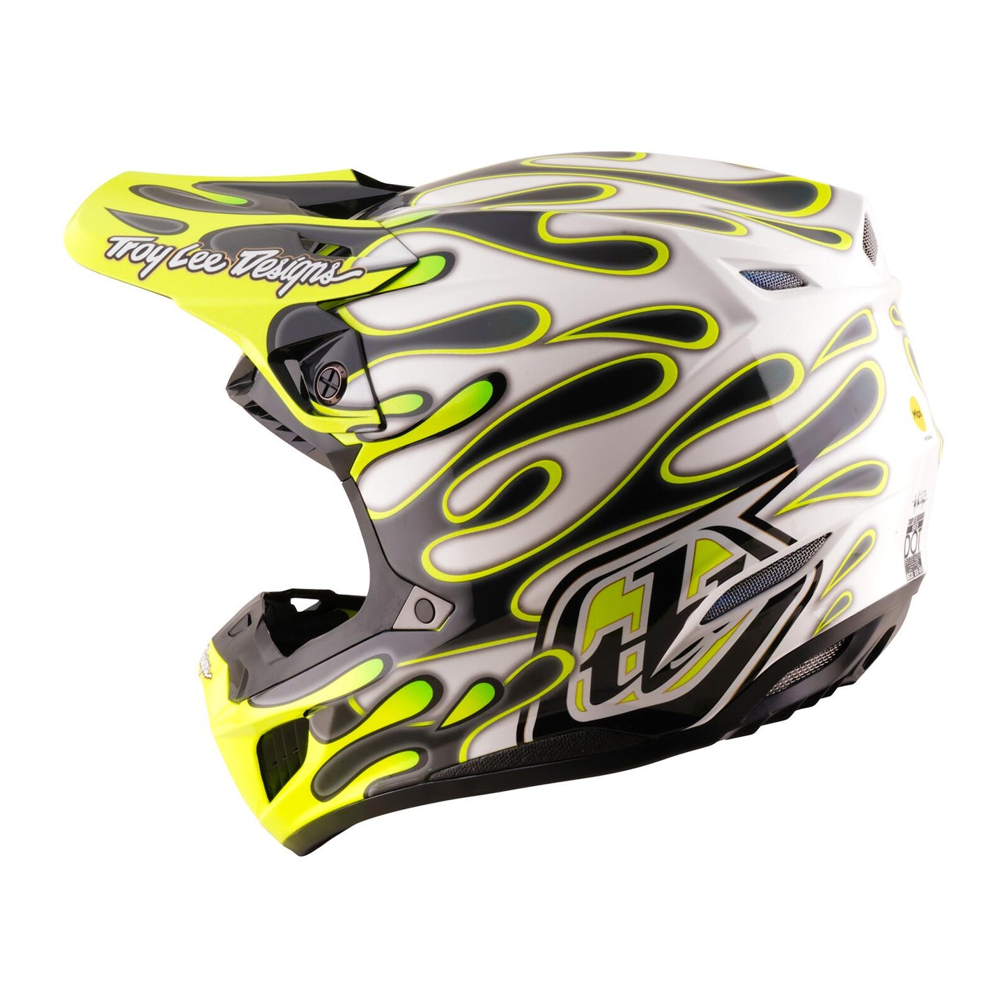 TLD 26.2 SE5 Composite MIPS Helmet - Overspray Charcoal / Flo - view 2