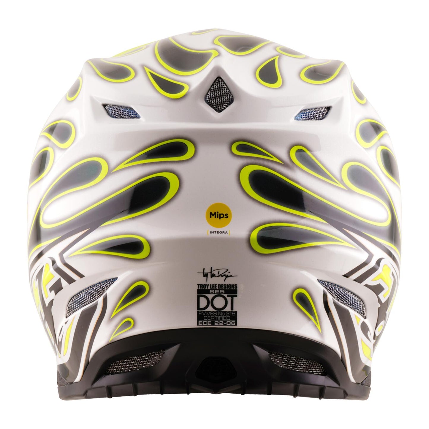 TLD 26.2 SE5 Composite MIPS Helmet - Overspray Charcoal / Flo - view 3