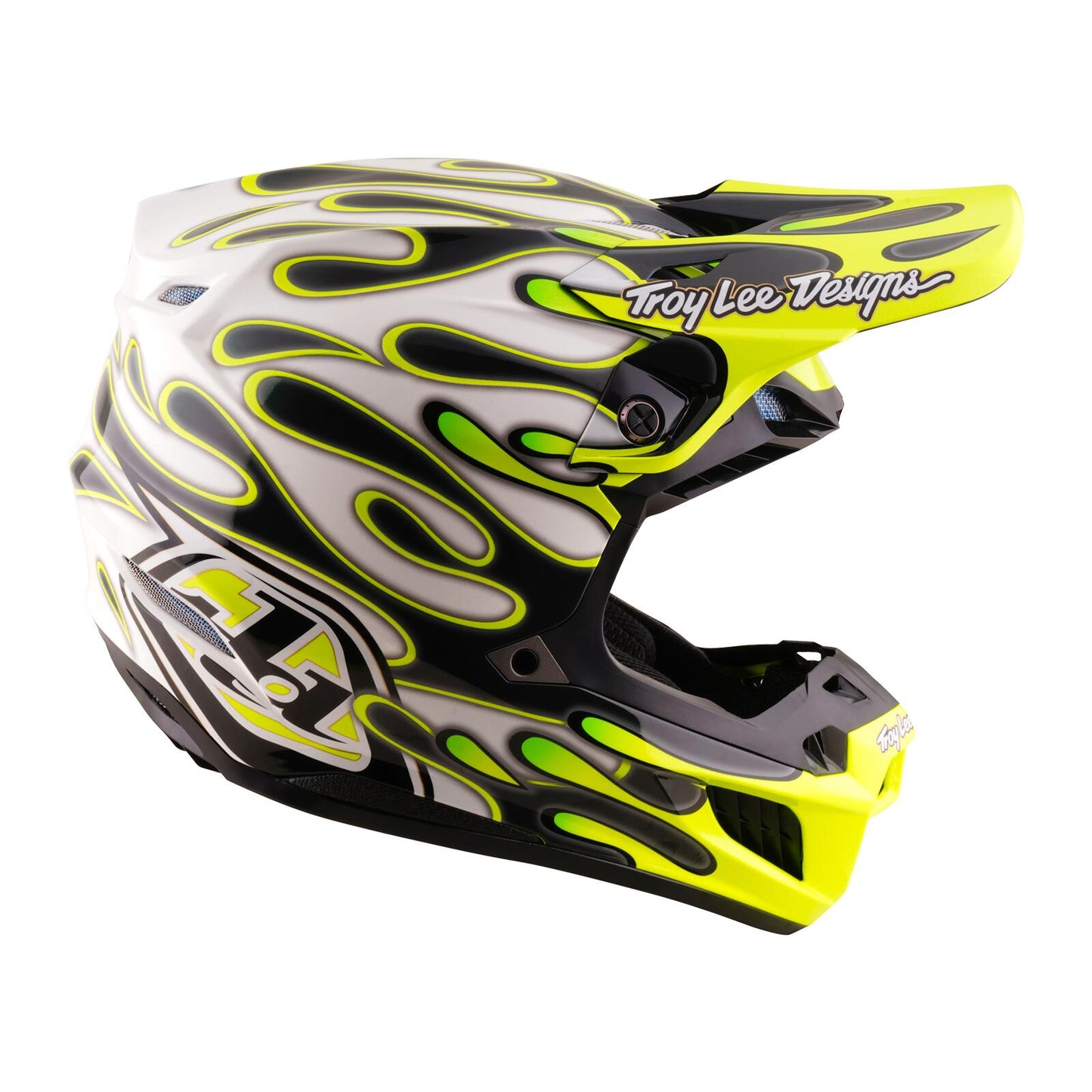 TLD 26.2 SE5 Composite MIPS Helmet - Overspray Charcoal / Flo - view 5