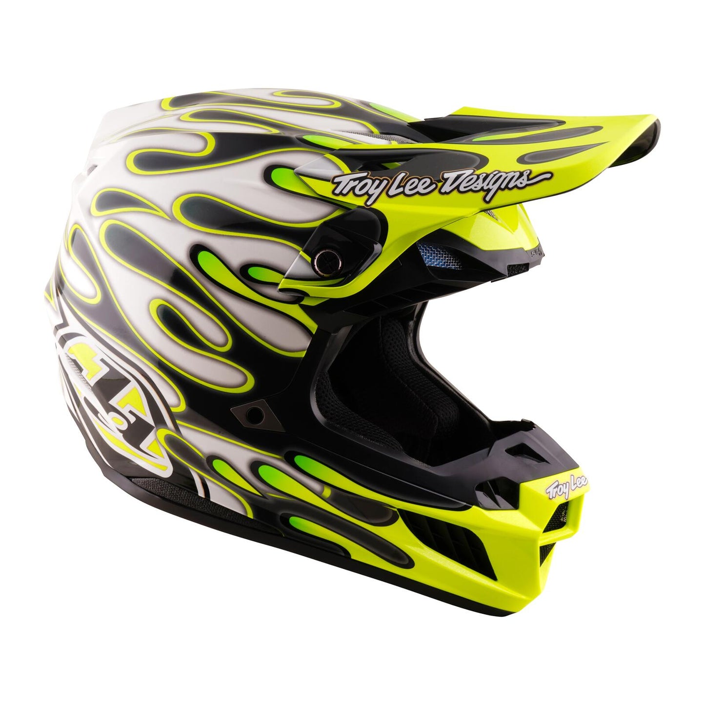 TLD 26.2 SE5 Composite MIPS Helmet - Overspray Charcoal / Flo - view 6