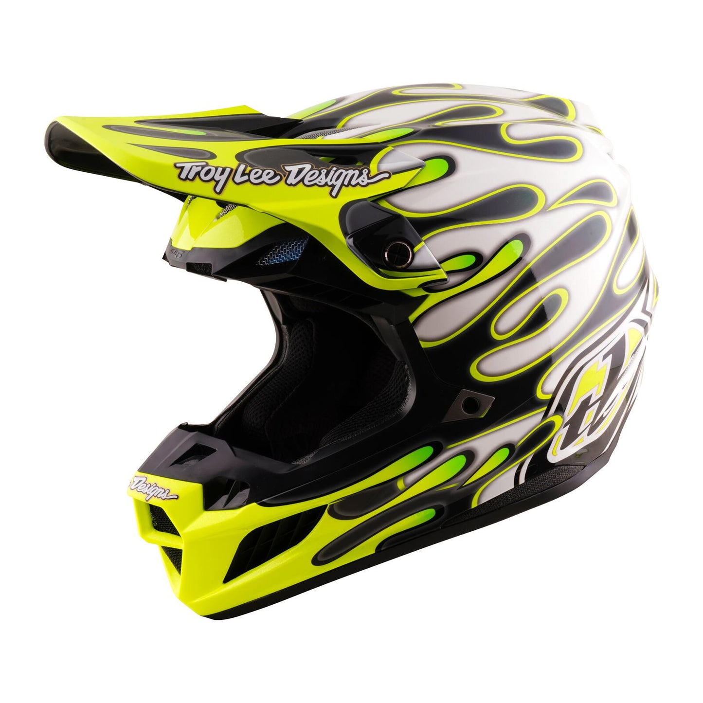 TLD 26.2 SE5 Composite MIPS Helmet - Overspray Charcoal / Flo - view 7