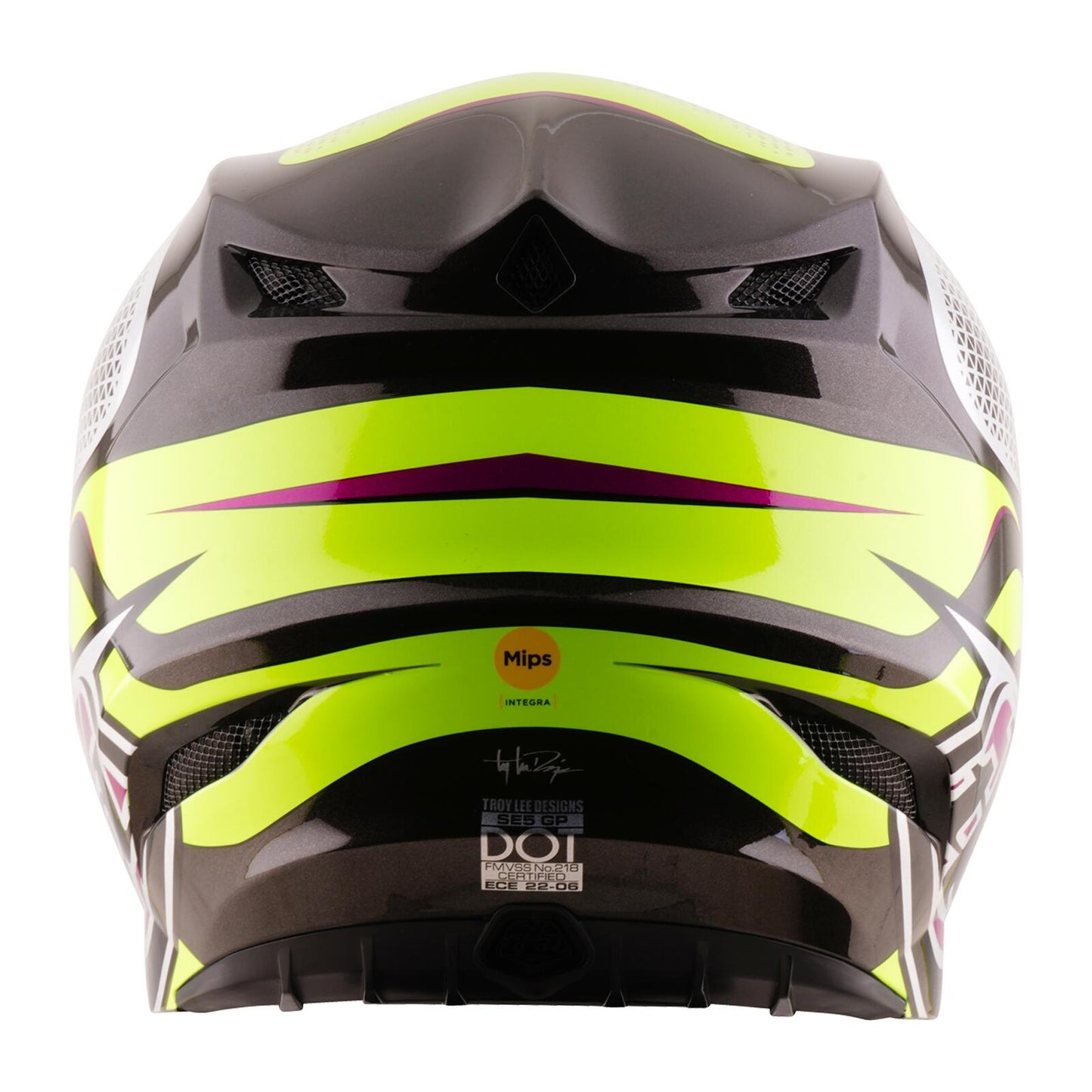 TLD 26.2 SE5 Polycarbonate MIPS Helmet - Aura Yellow / Black - view 3