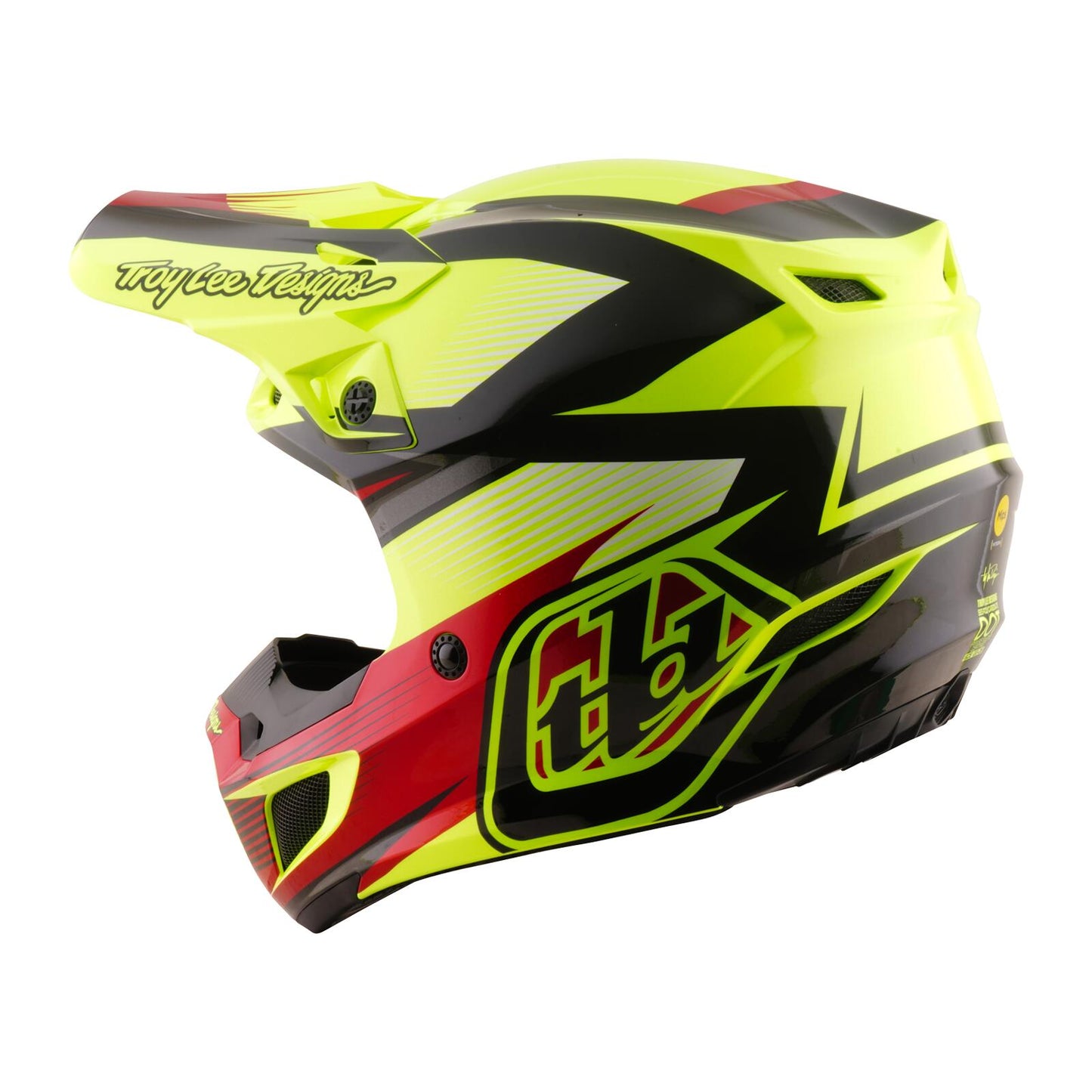 TLD 26.2 SE5 Polycarbonate MIPS Helmet - Ripper Flo Yellow - view 2