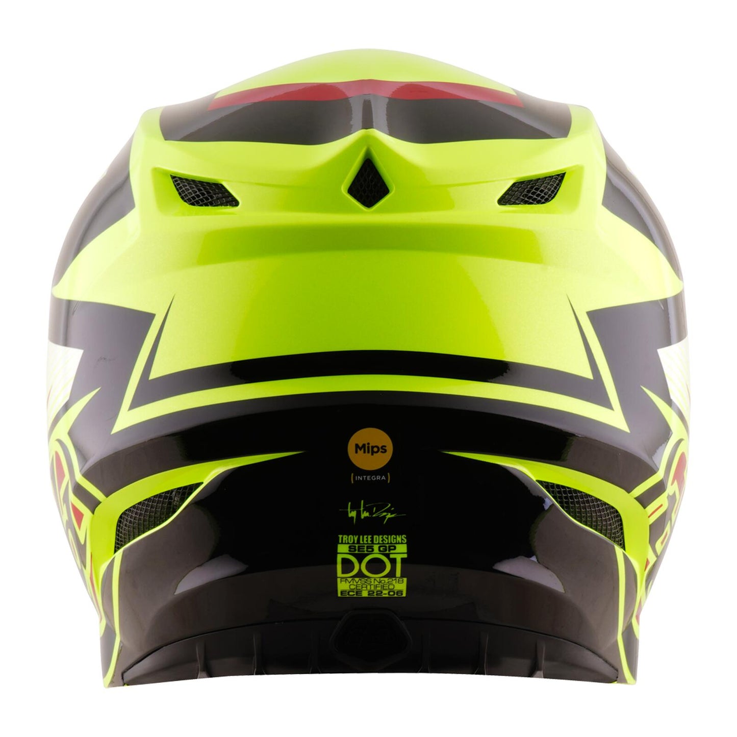 TLD 26.2 SE5 Polycarbonate MIPS Helmet - Ripper Flo Yellow - view 3