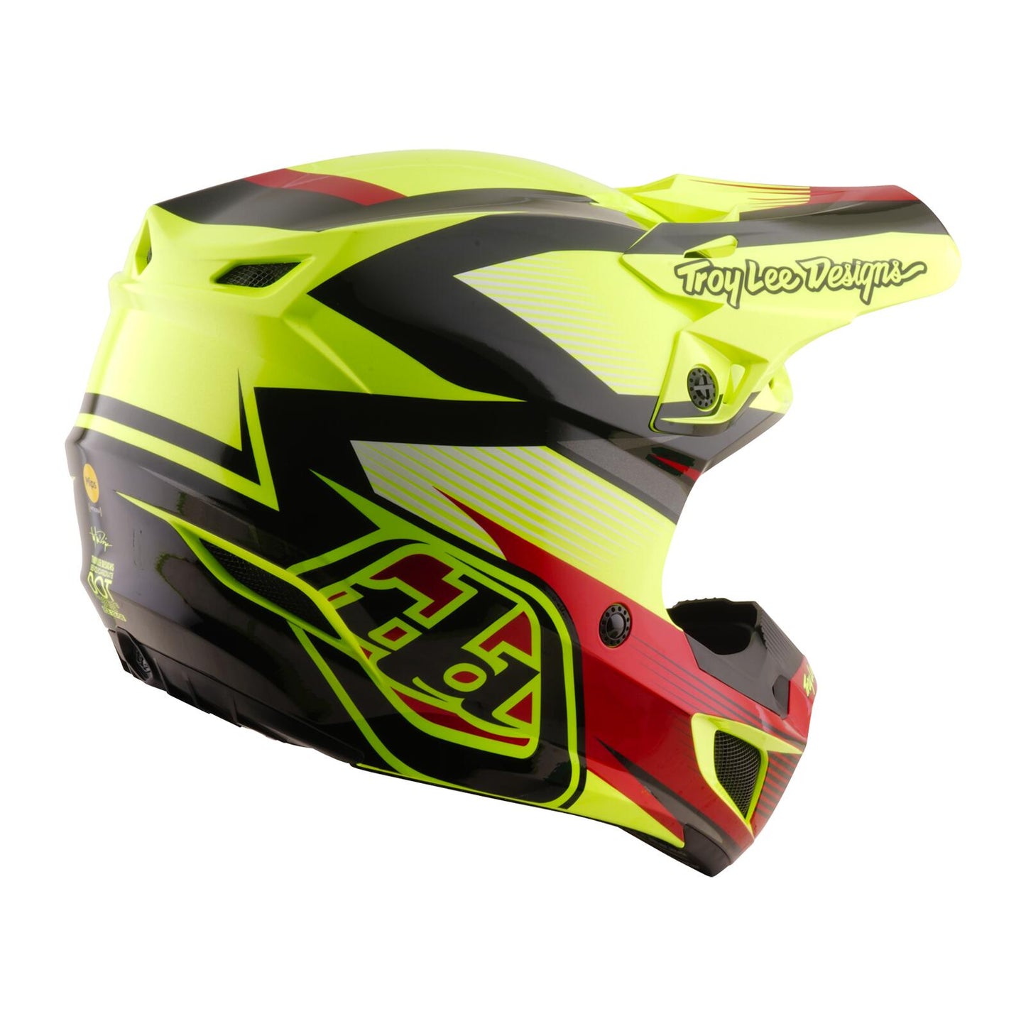 TLD 26.2 SE5 Polycarbonate MIPS Helmet - Ripper Flo Yellow - view 4