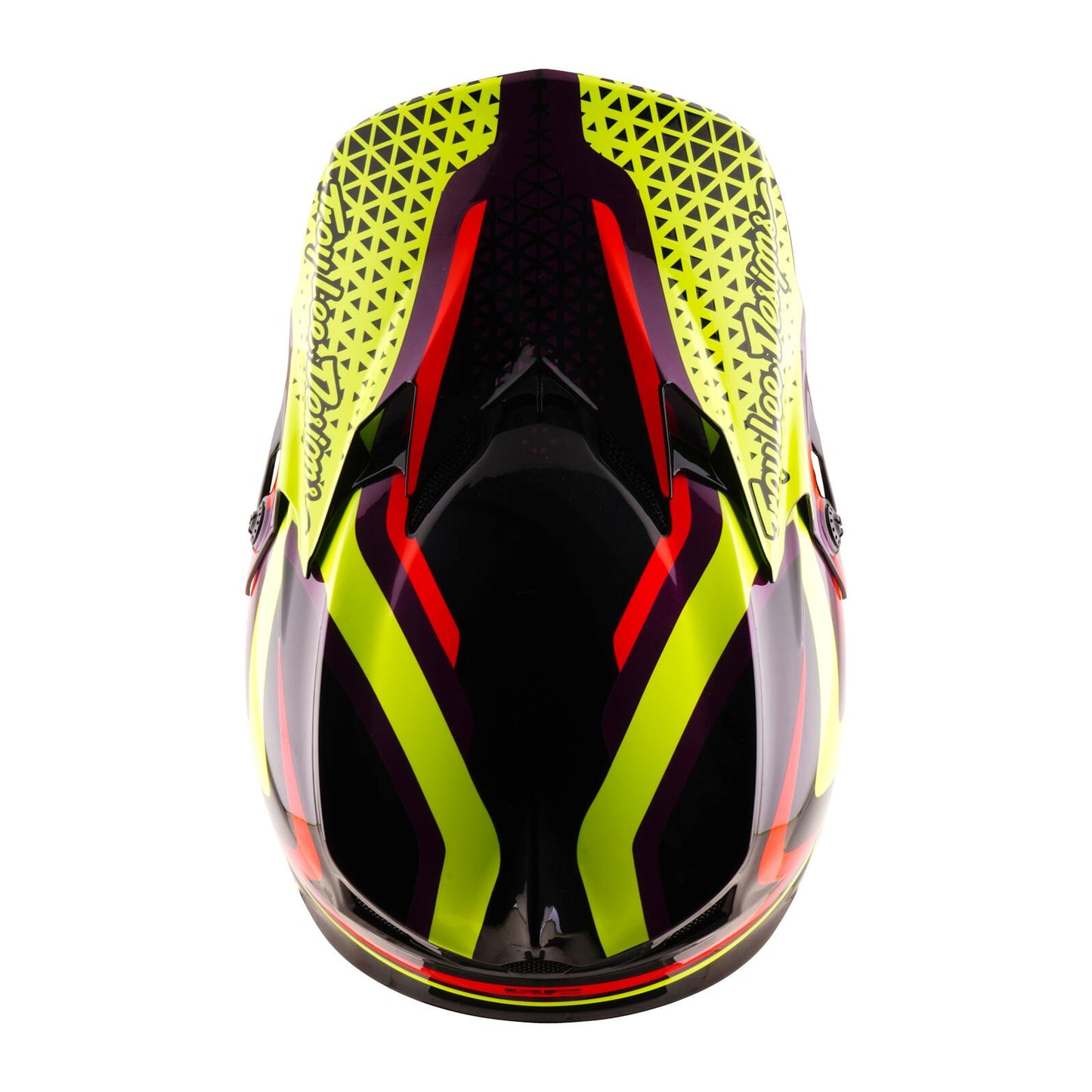Troy Lee Designs 26.2 Youth SE4 GP Pro MIPS Helmet - Slides Black / Yellow