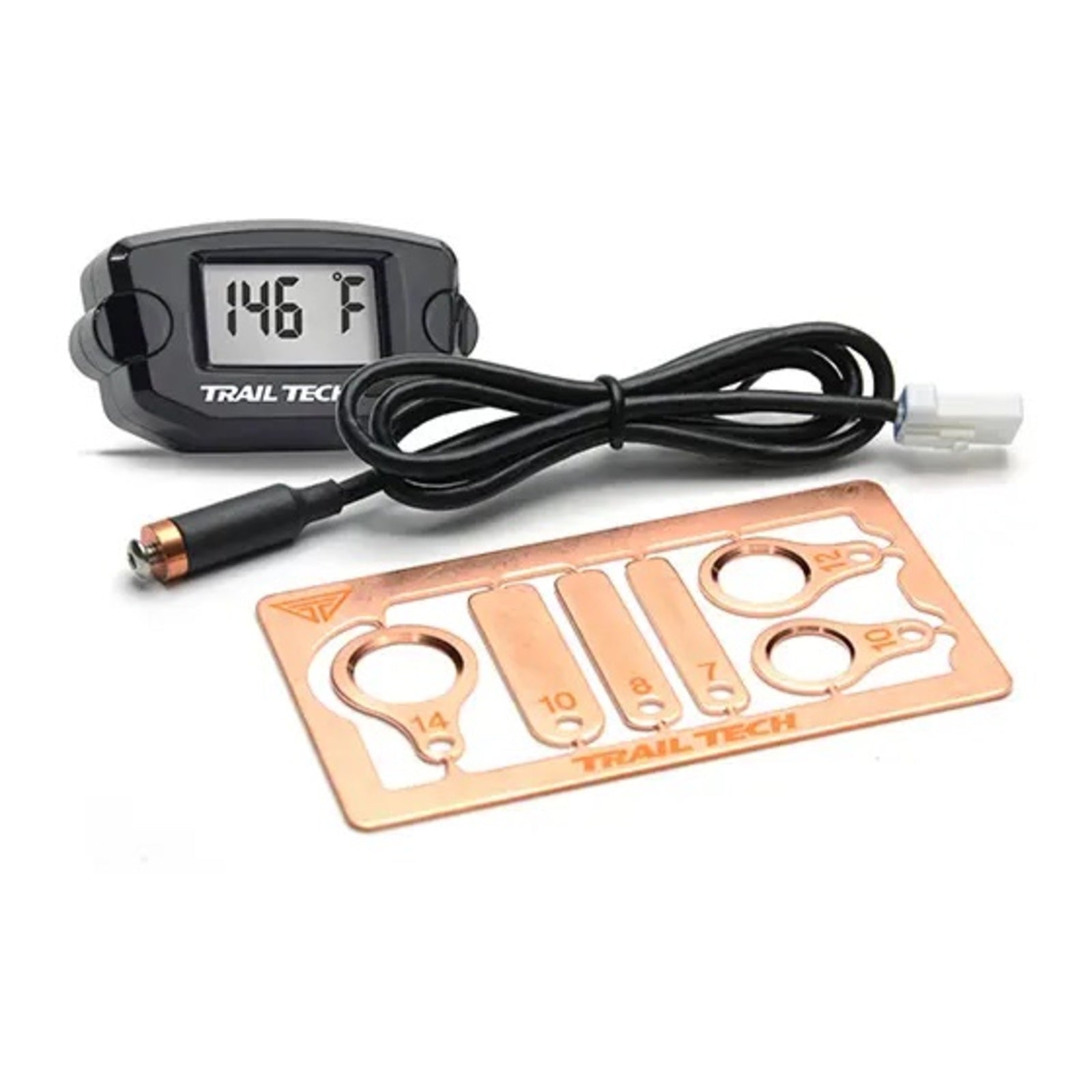 Tech En Meter Trail Tech TTO - Temp Meter Universal - Black – Cully's Yamaha