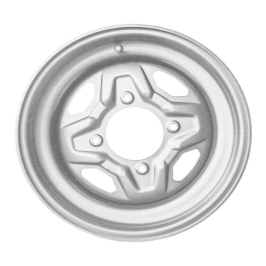 Whites ATV/UTV Steel Rim 14x6 Polaris Front 4/156 +40.2 - Silver