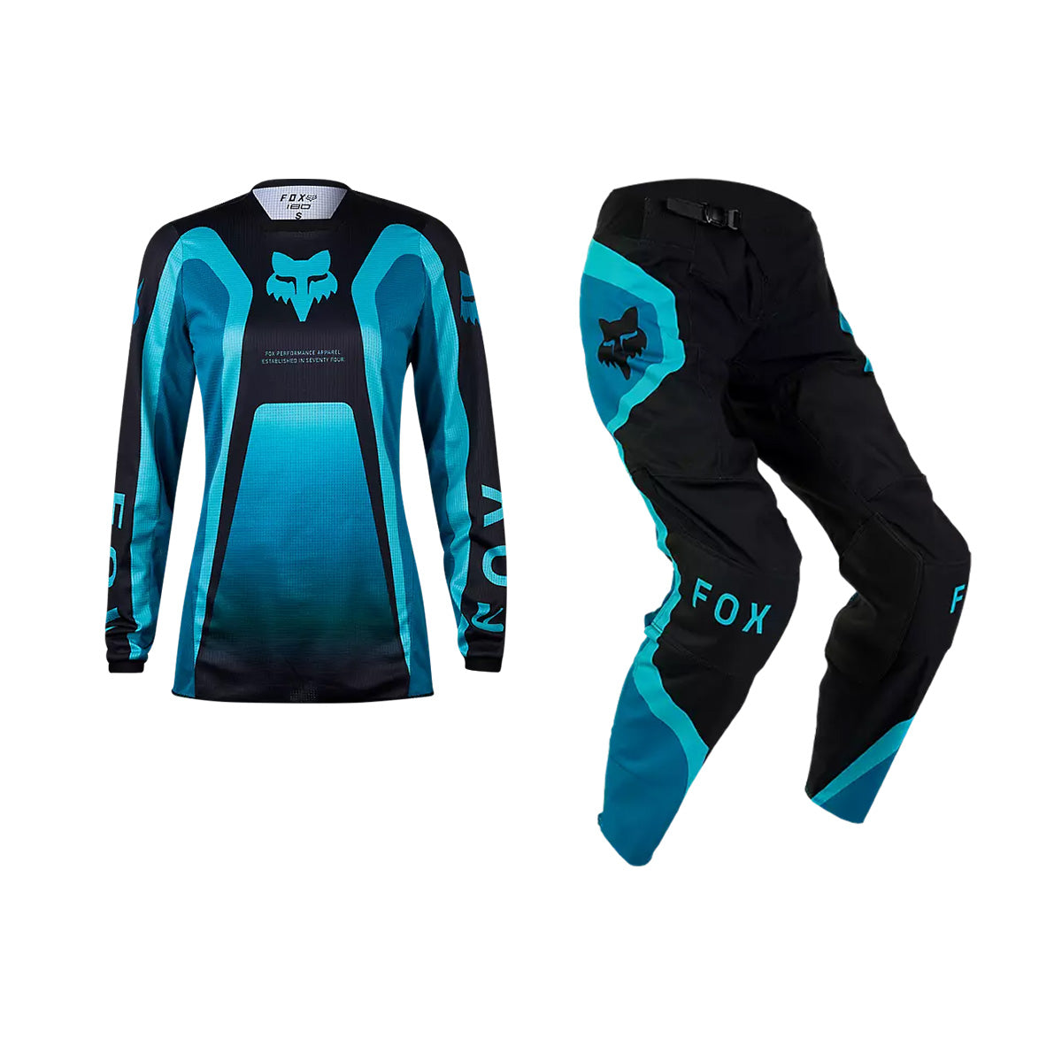 FOX 2024 WOMENS 180 BALLAST GEAR SET MAUI BLUE Cully's Yamaha
