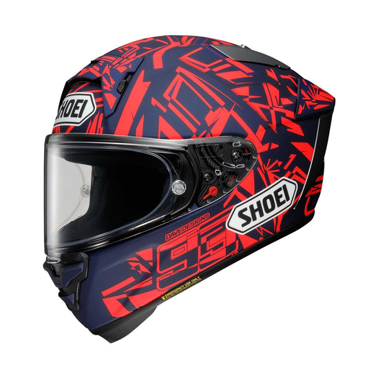 SHOEI X-SPR PRO MARQUEZ DAZZLE HELMET - TC10 MCLEOD ACCESSORIES (P) sold by Cully's Yamaha