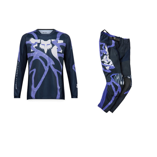 FOX 2026 YOUTH 180 DIFFUSE SE GEAR SET - BLUEBERRY