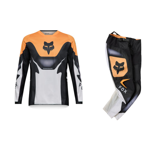 FOX 2026 YOUTH 180 NOBLE GEAR SET - BLACK/WHITE