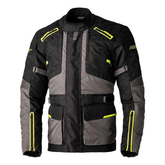 RST ENDURANCE CE WP JACKET - BLACK/GREY/FLO YELLOW MONZA IMPORTS sold by Cully's Yamaha