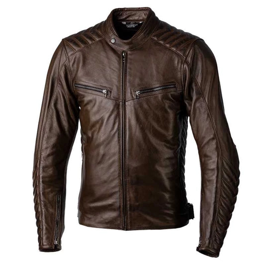 RST ROADSTER 3 CE LEATHER JACKET - BROWN MONZA IMPORTS sold by Cully's Yamaha