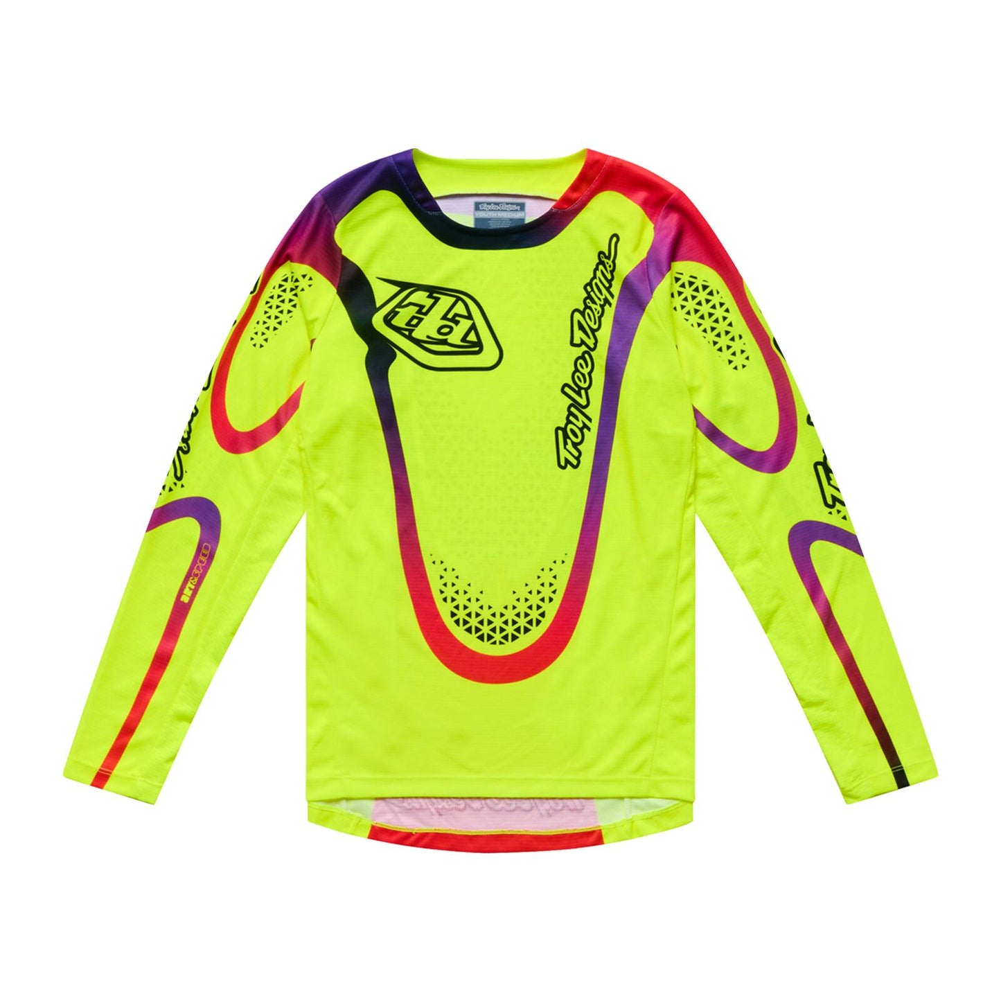 TLD 26.2 Youth GP Pro Jersey - Aura Flo Yellow