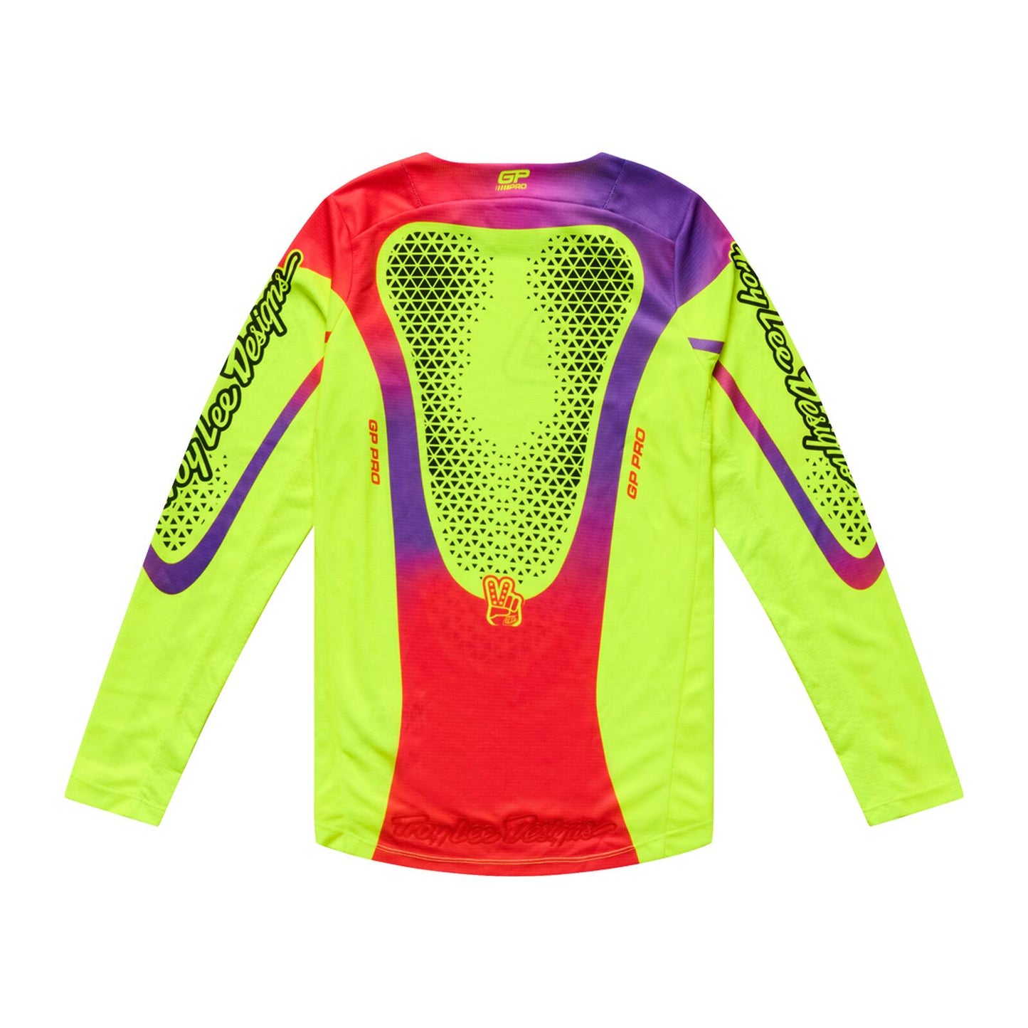 TLD 26.2 Youth GP Pro Jersey - Aura Flo Yellow - view 2