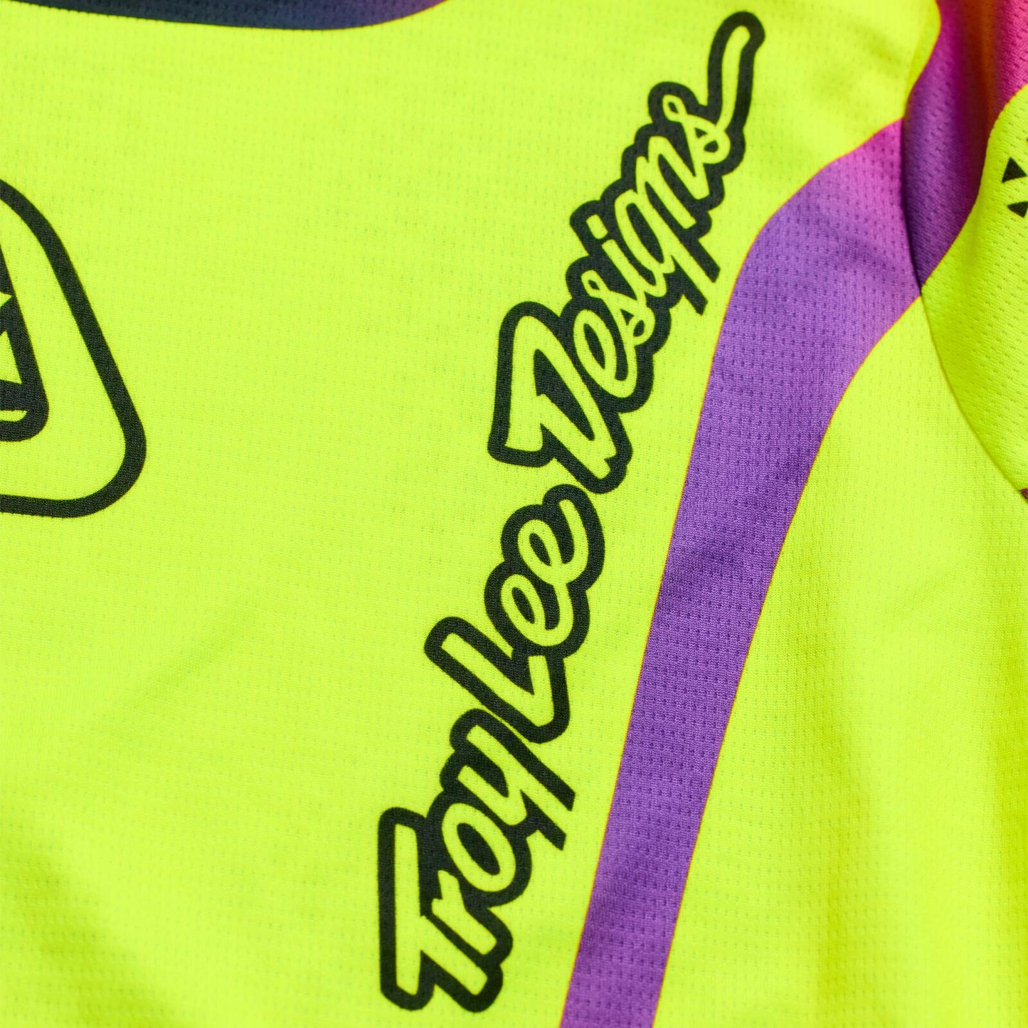TLD 26.2 Youth GP Pro Jersey - Aura Flo Yellow - detail 3