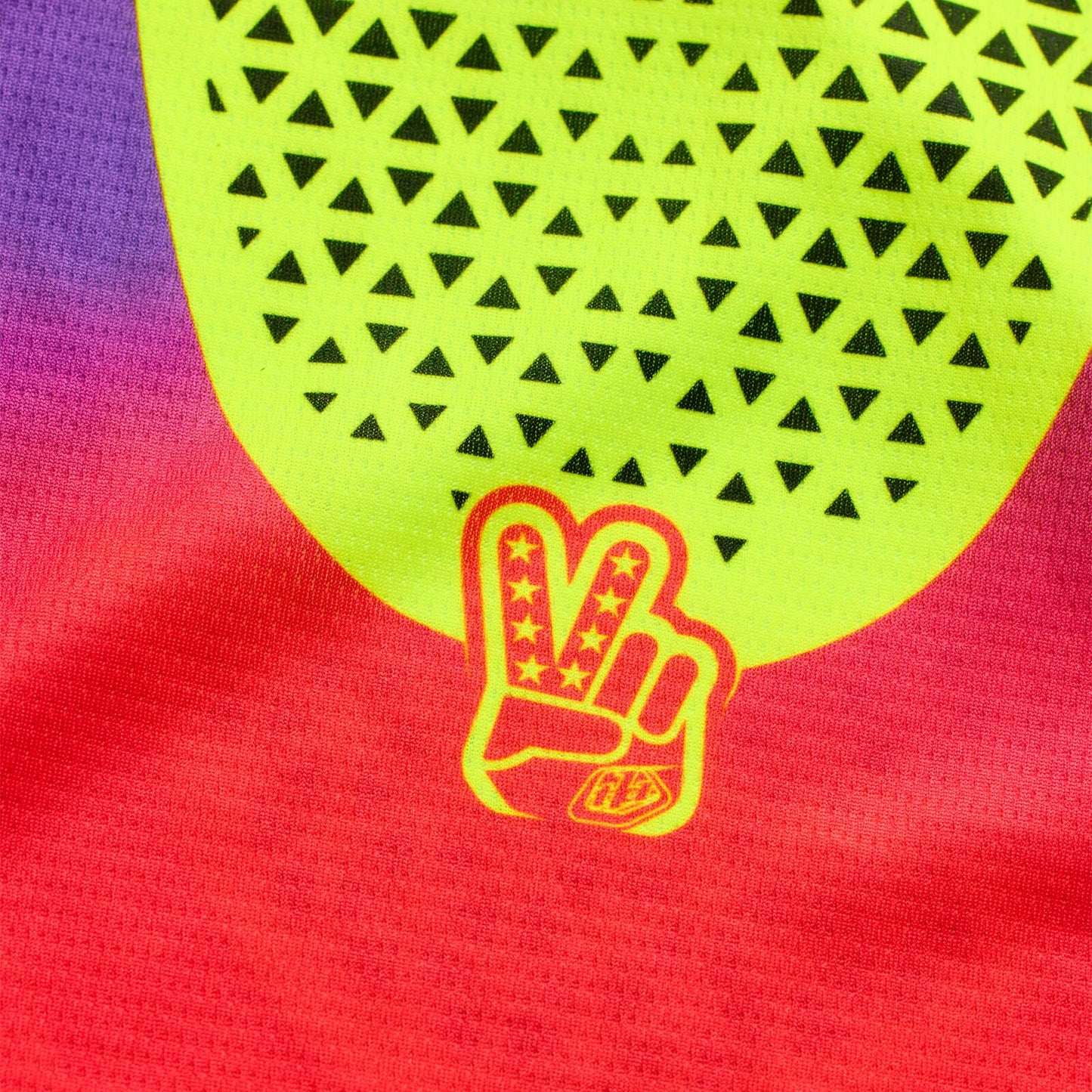 TLD 26.2 Youth GP Pro Jersey - Aura Flo Yellow - detail 8
