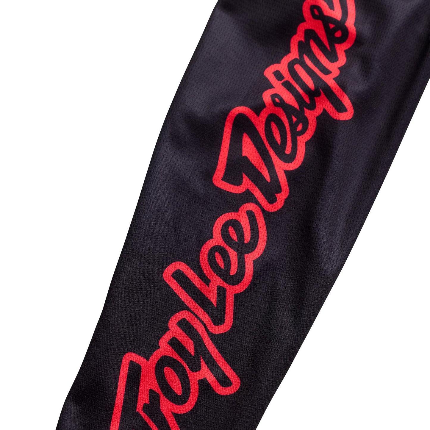 TLD 26.2 Youth GP Pro Jersey - Cyclops Black / Neo Red - detail 7
