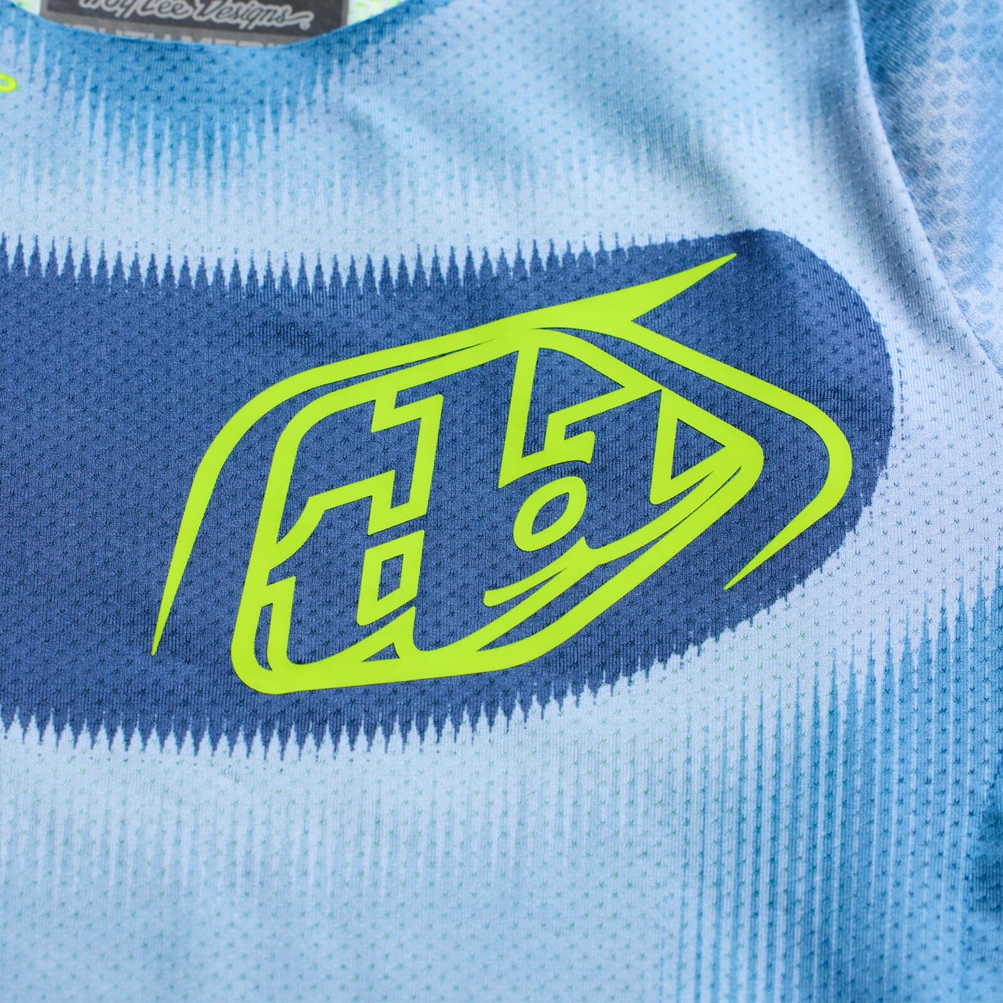 TLD 26.2 Youth SE Pro Jersey - Illusion Slate / Flo Yellow - detail 2