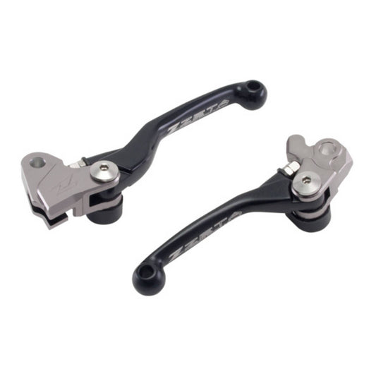 Zeta Pivot Lever Set FP - Kawasaki KX250F / KX450F (\'05-\'12) - Black