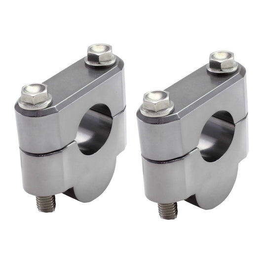 Zeta Handlebar Rise Kit 19mm Height - 22.2mm Bar - Titanium
