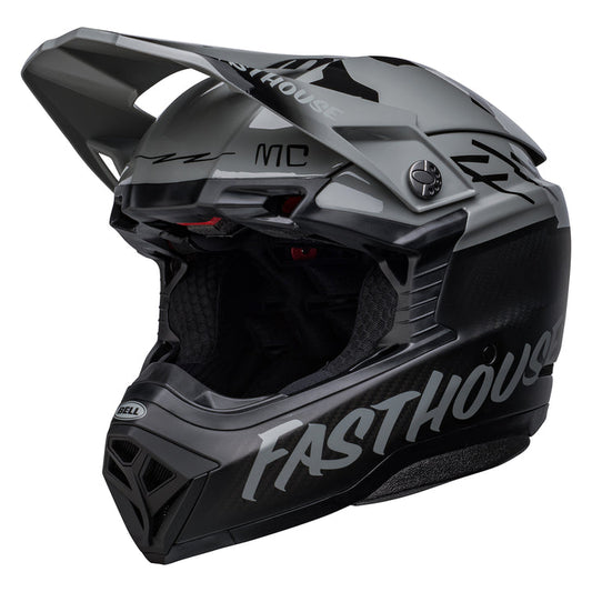 BELL 2023 MOTO-10 SPHERICAL FASTHOUSE BMF LE HELMET - MATT GLOSS GREY/BLACK