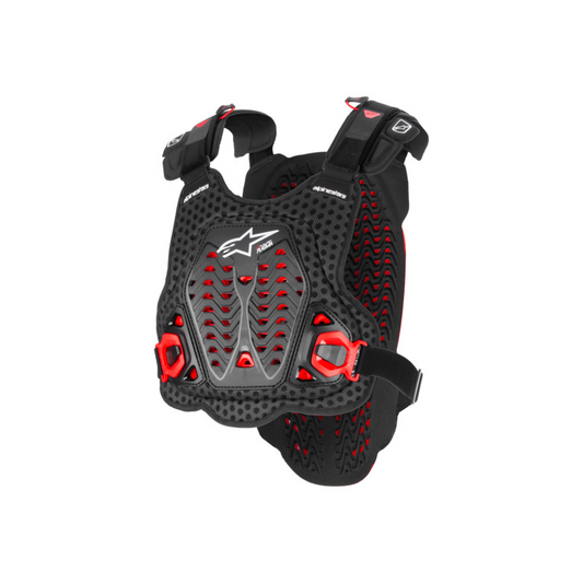 ALPINESTARS A-5 PLASMA CHEST PROTECTOR - BLACK RED WHITE