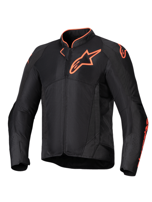 ALPINESTARS VIPER AIR V4 JACKET - BLACK FLURO RED