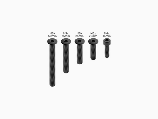 QUAD LOCK REPLACEMENT MOTORCYCLE PRO SCREW SET - BLACK