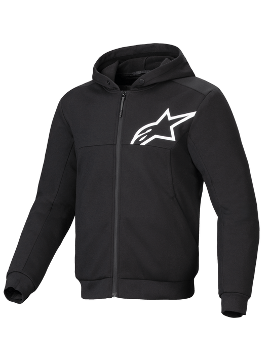 ALPINESTARS CHROME V2 SPORT HOODIE - BLACK WHITE