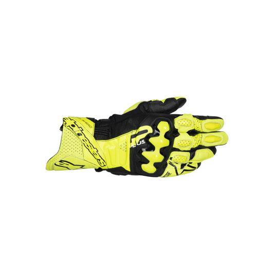 ALPINESTARS GP PLUS R V3 LEATHER GLOVES - YELLOW BLACK