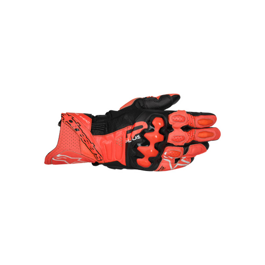 ALPINESTARS GP PLUS R V3 LEATHER GLOVES - BRIGHT-RED RED-FLURO BLACK (TEST ONLY - DO NOT ORDER)