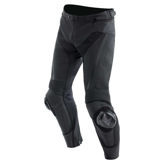 DAINESE DELTA 4 PERFORATED LEATHER PANTS - BLACK